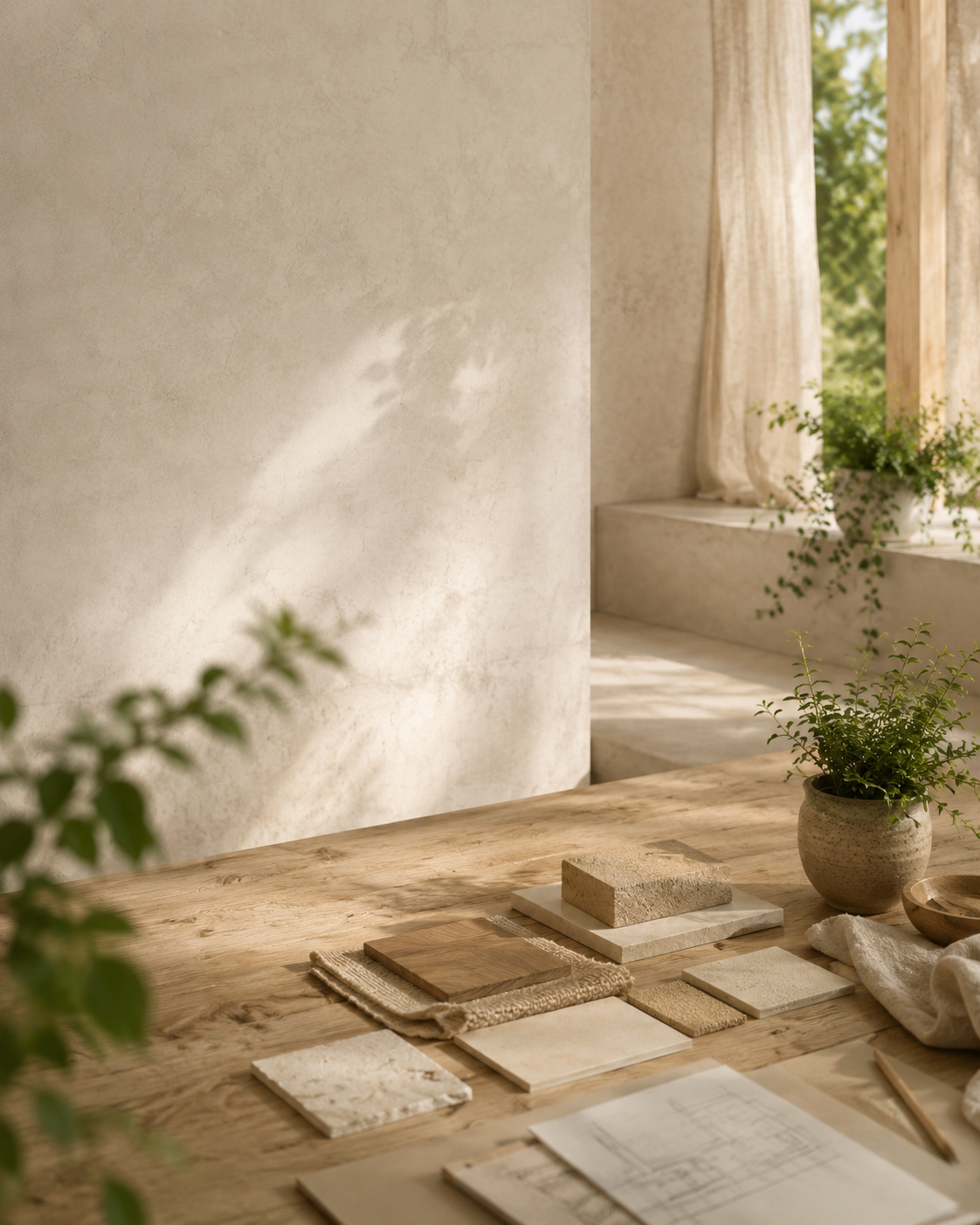 Materiales, luz y diseño aplicados a una vivienda saludable Biogar